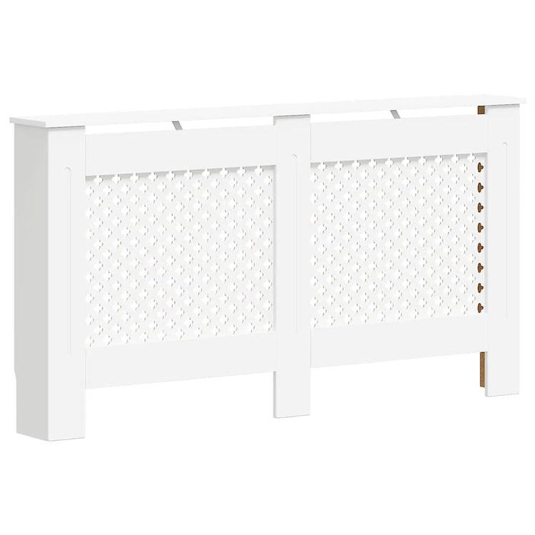 VIDAXL -Radiatorkonstruktion 152x19x81.5 cm MDF Weiß