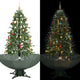 Vidaxl Weihnachtsbaum schneit mit Regenschirm 170 cm Grün