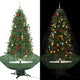 Vidaxl Weihnachtsbaum schneit mit Regenschirm 190 cm Grün