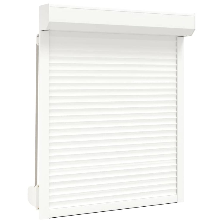 Vidaxl Roller Shutter 100x130 cm Aluminium Weiß