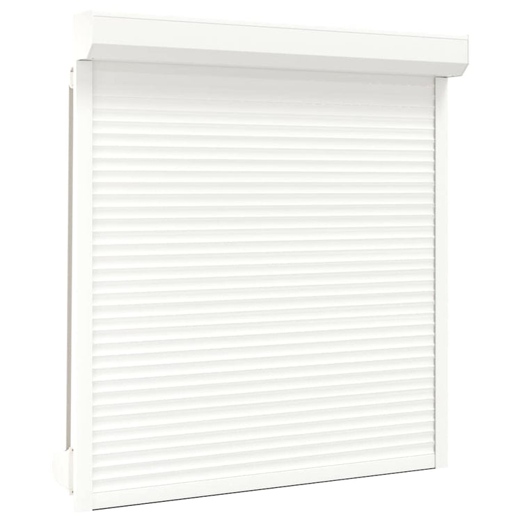 Vidaxl Roller Shutter 140x150 cm Aluminium Weiß