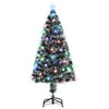 Vidaxl Weihnachtsbaum mit LED und Standard 120 cm Faser -Optik