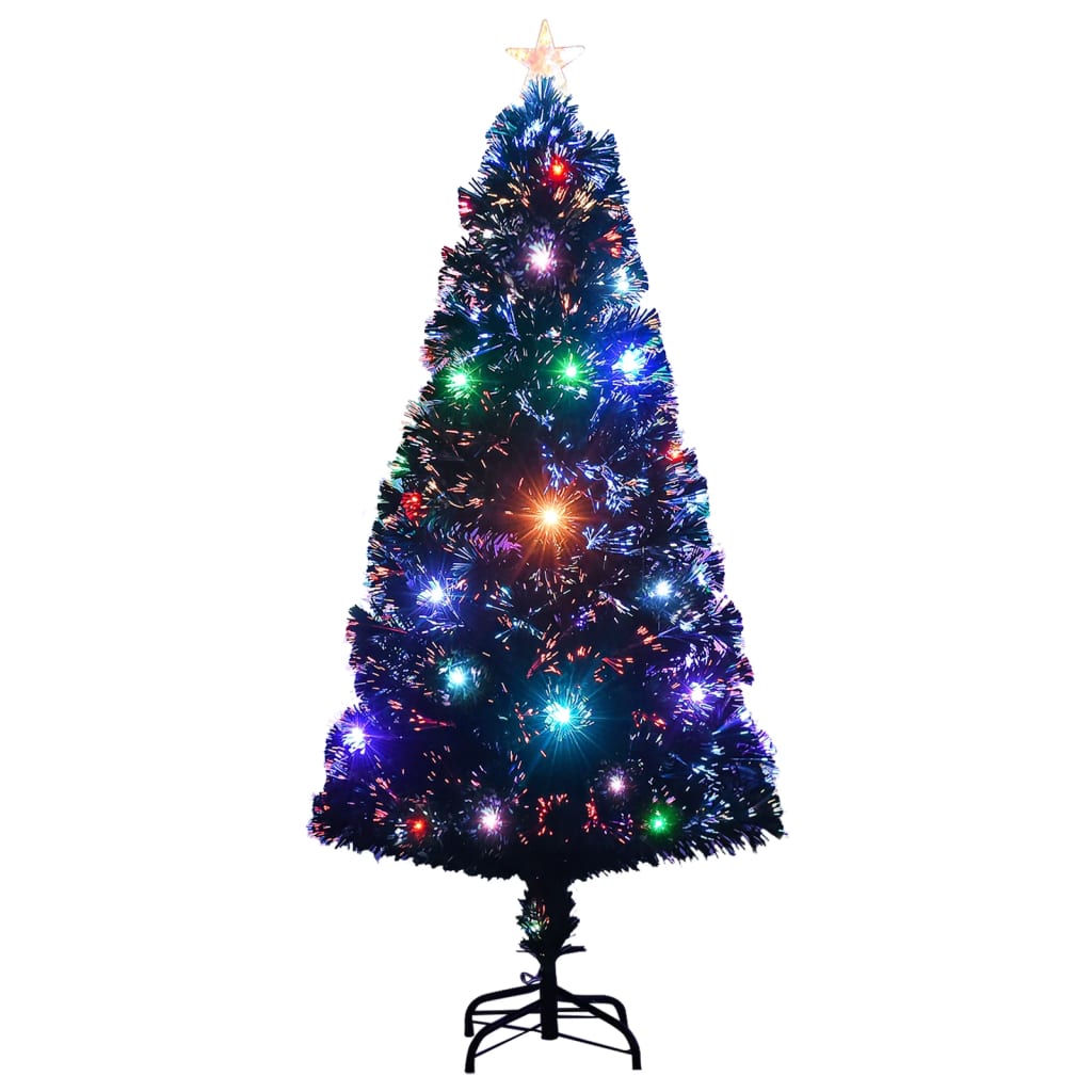 Vidaxl Weihnachtsbaum mit LED und Standard 120 cm Faser -Optik
