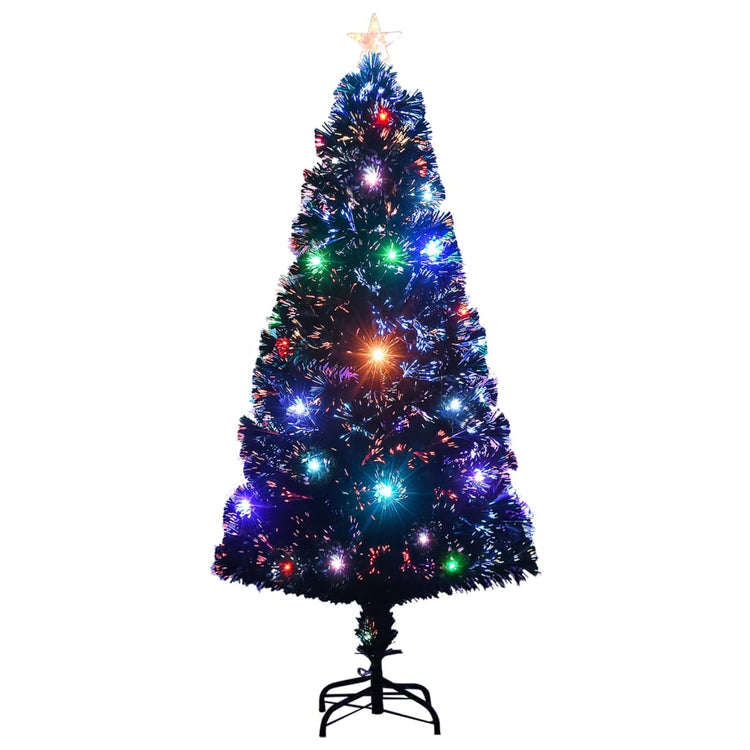 Vidaxl Weihnachtsbaum mit LED und Standard 120 cm Faser -Optik