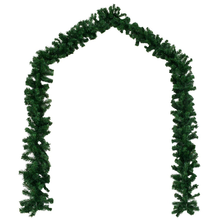 Vidaxl Weihnachten Girlanden 4 ST 270 cm PVC Grün