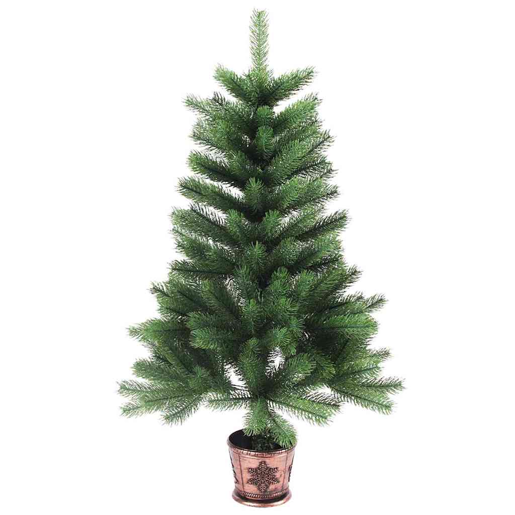 Vidaxl Kunstkerstboom mit lebensechten Nadeln 90 cm Grün
