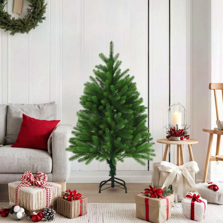 Vidaxl Kunstkerstboom mit lebensechten Nadeln 120 cm Grün