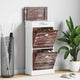 Vidaxl Schuhschrank 50x28x98 cm Paulowniahout Brown
