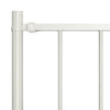 Vidaxl HEK -Panel mit Pfosten 1,7x0,75 m Pulver -Beschichteter Stahlweiß