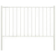 Vidaxl HEK -Panel mit Pfosten 1,7x1,25 m Pulver -Beschichteter Stahlweiß