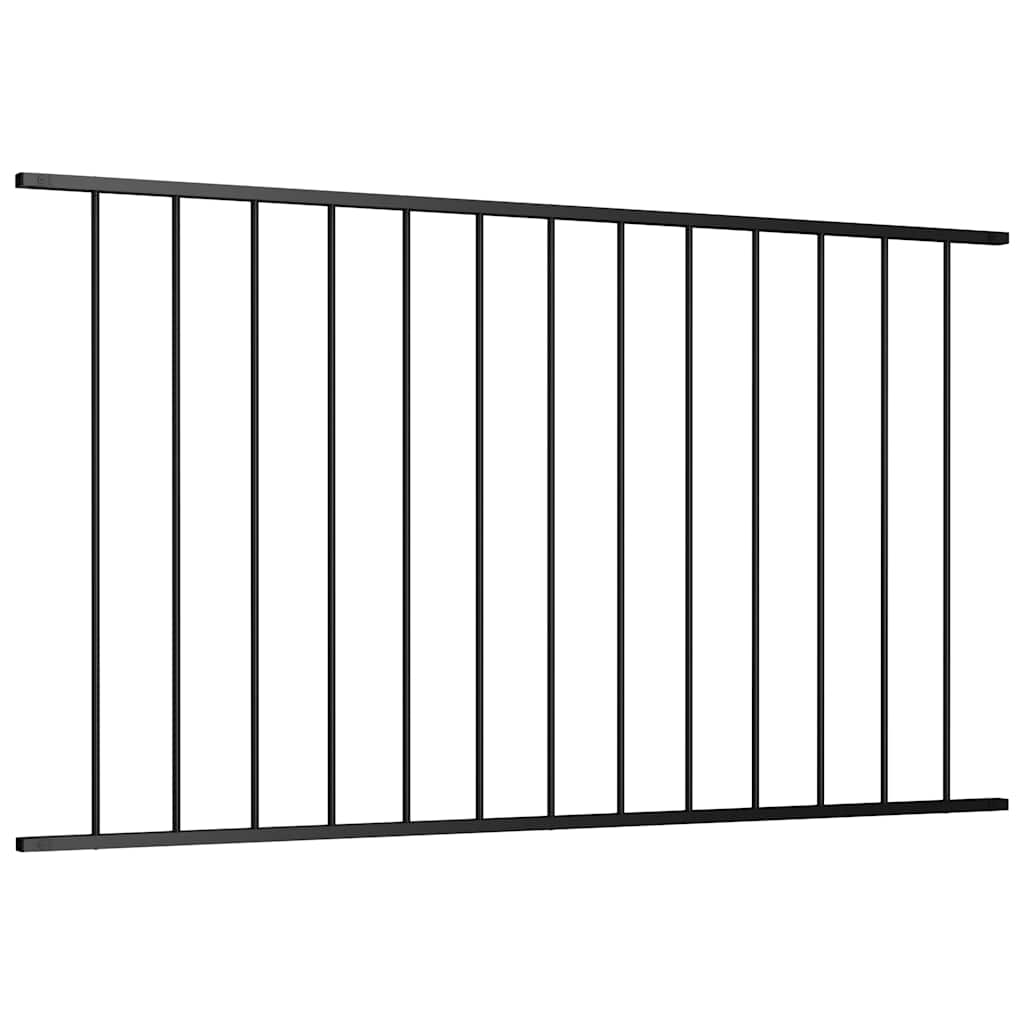 Vidaxl HEK Panel 1,7x0,75 m Pulver -bezogenem Stahl schwarz