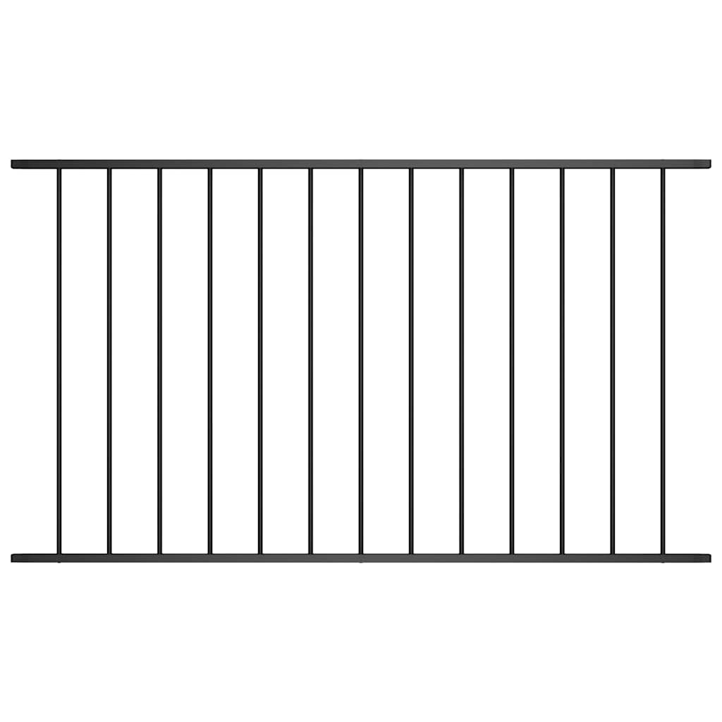 Vidaxl HEK Panel 1,7x1 m Pulver -bewegtes Stahlschwarz