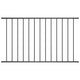 Vidaxl HEK Panel 1,7x1,25 m Pulver -bezogenem Stahl schwarz