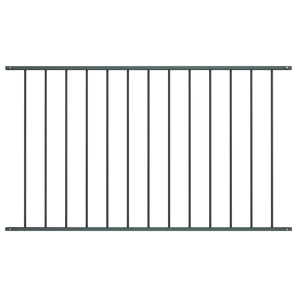 Vidaxl HEK Panel 1,7x0,75 M Pulver -Kette -Stahl -Anthrazit