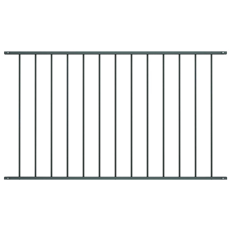 Vidaxl HEK Panel 1,7x0,75 M Pulver -Kette -Stahl -Anthrazit