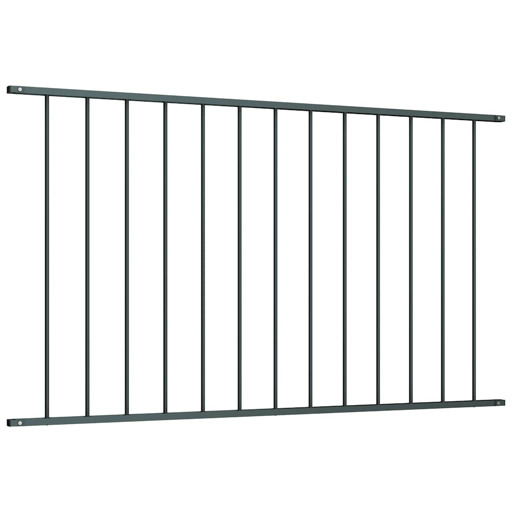 Vidaxl HEK Panel 1,7x0,75 M Pulver -Kette -Stahl -Anthrazit