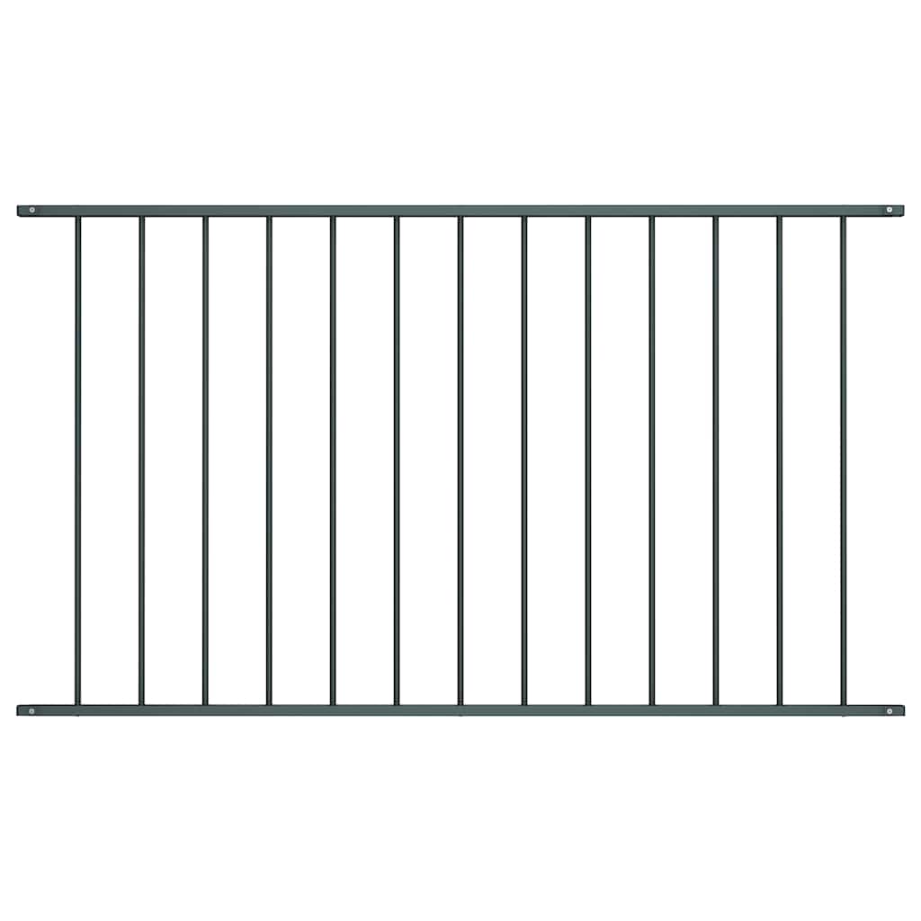 Vidaxl HEK Panel 1,7x1 M Pulver -Kette -Stahl -Anthrazit