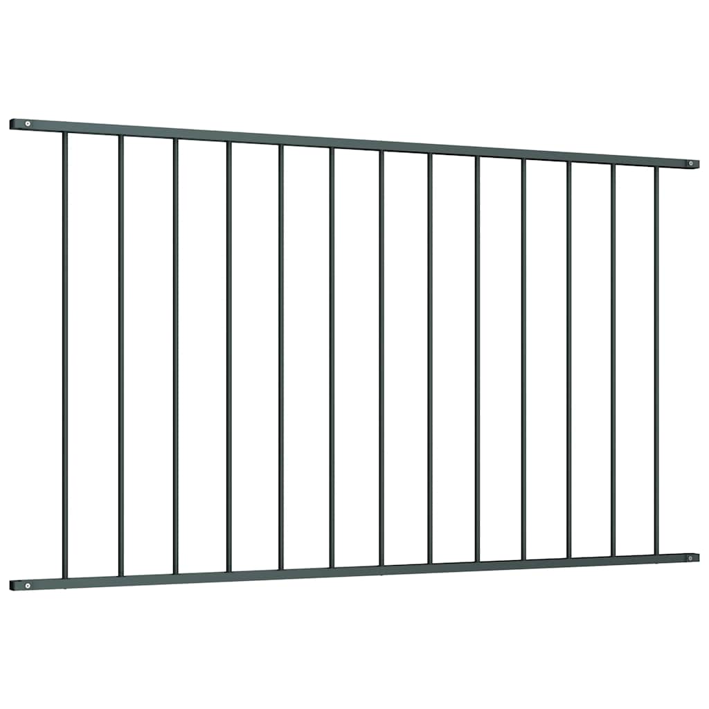 Vidaxl HEK Panel 1,7x1 M Pulver -Kette -Stahl -Anthrazit