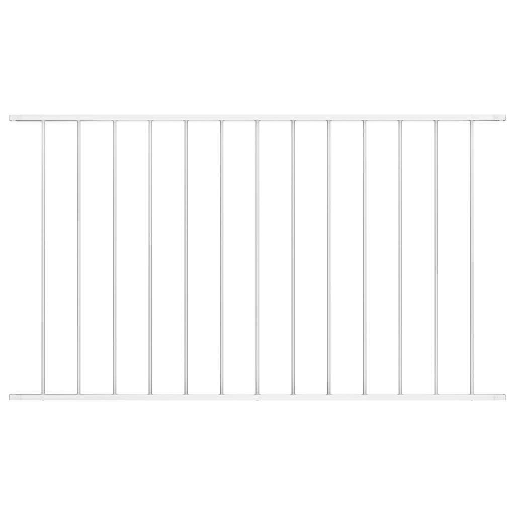 Vidaxl HEK Panel 1,7x0,75 M Pulver -Kette -Stahlweiß