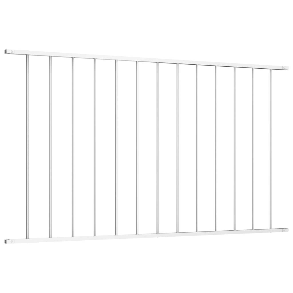 Vidaxl HEK Panel 1,7x0,75 M Pulver -Kette -Stahlweiß