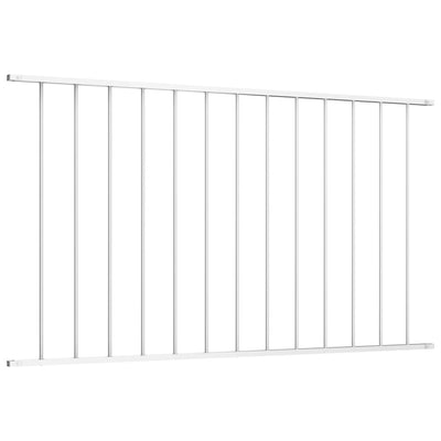 Vidaxl HEK Panel 1,7x0,75 M Pulver -Kette -Stahlweiß