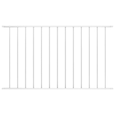 Vidaxl HEK Panel 1,7x1 m Pulver -bewegtem Stahlweiß