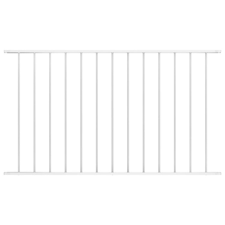 Vidaxl HEK Panel 1,7x1 m Pulver -bewegtem Stahlweiß