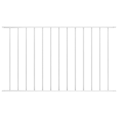 Vidaxl HEK Panel 1,7x1,25 m Pulver -Kette -Stahlweiß