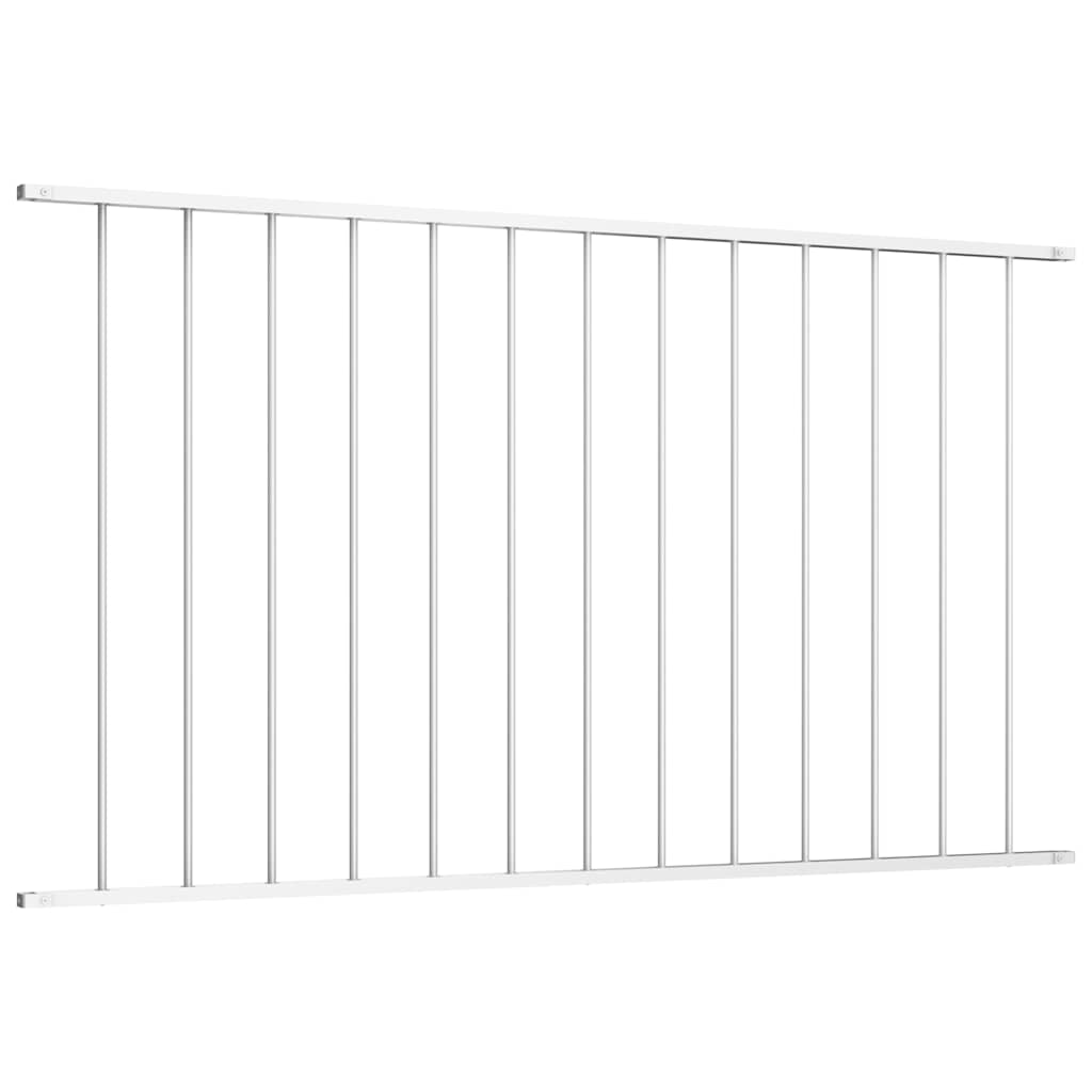 Vidaxl HEK Panel 1,7x1,25 m Pulver -Kette -Stahlweiß