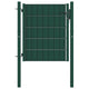 Vidaxl -Port 100x81 cm PVC und Stahlgrün