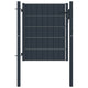 VIDAXL -Port 100x101 cm PVC und Stahl -Anthrazit -ausgelöst