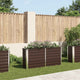 Vidaxl -Pflanzer erhöht 160 x 40 x 77 cm verzinkter Stahlbraun