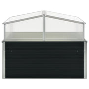 Vidaxl Tuinkas 100x100x77 cm verzinkter Stahl -Anthrazit - afbeelding 2