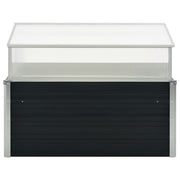 Vidaxl Tuinkas 100x100x77 cm verzinkter Stahl -Anthrazit - afbeelding 3