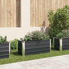 VIDAXL -Pflanzer vermehrte 100x40x45 cm verzinkter Stahl -Anthrazit