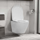 Vidaxl hängende Toilette Redless Keramik Weiß