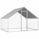 Vidaxl Chicken Coop 2.75x2x1,92 M verzinkte Stahl
