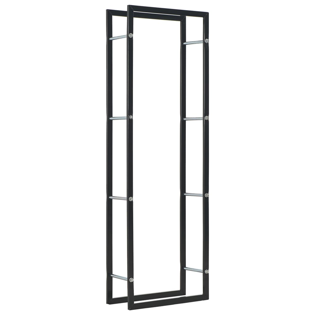 Vidaxl Kamin 50x20x150 cm Stahlschwarz