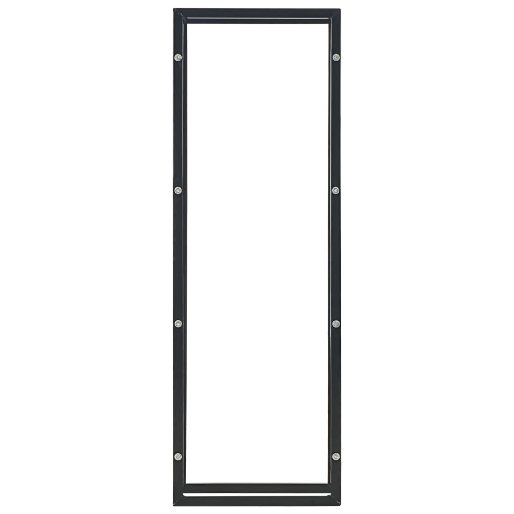 Vidaxl Kamin 50x20x150 cm Stahlschwarz