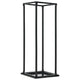 Vidaxl -Kamin mit Basis 37x37x113 cm Stahlschwarz