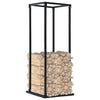 Vidaxl -Kamin mit Basis 37x37x113 cm Stahlschwarz