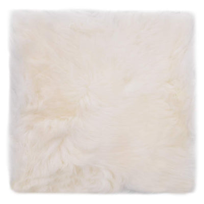 Vidaxl Stuhlkissen 2 ST 40x40 cm Real Sheepell White