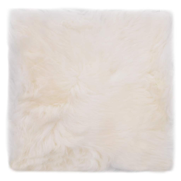 Vidaxl Stuhlkissen 2 ST 40x40 cm Real Sheepell White