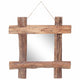 Vidaxl Mirror Holzblöcke 50x50 cm recycelter Teaks natürlich