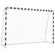 Vidaxl -Fußballtor 300x200x90 cm Metall Schwarz und Weiß