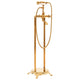 Vidaxl Badewanne Kran abgelöst 99,5 cm Edelstahl Gold gefärbt