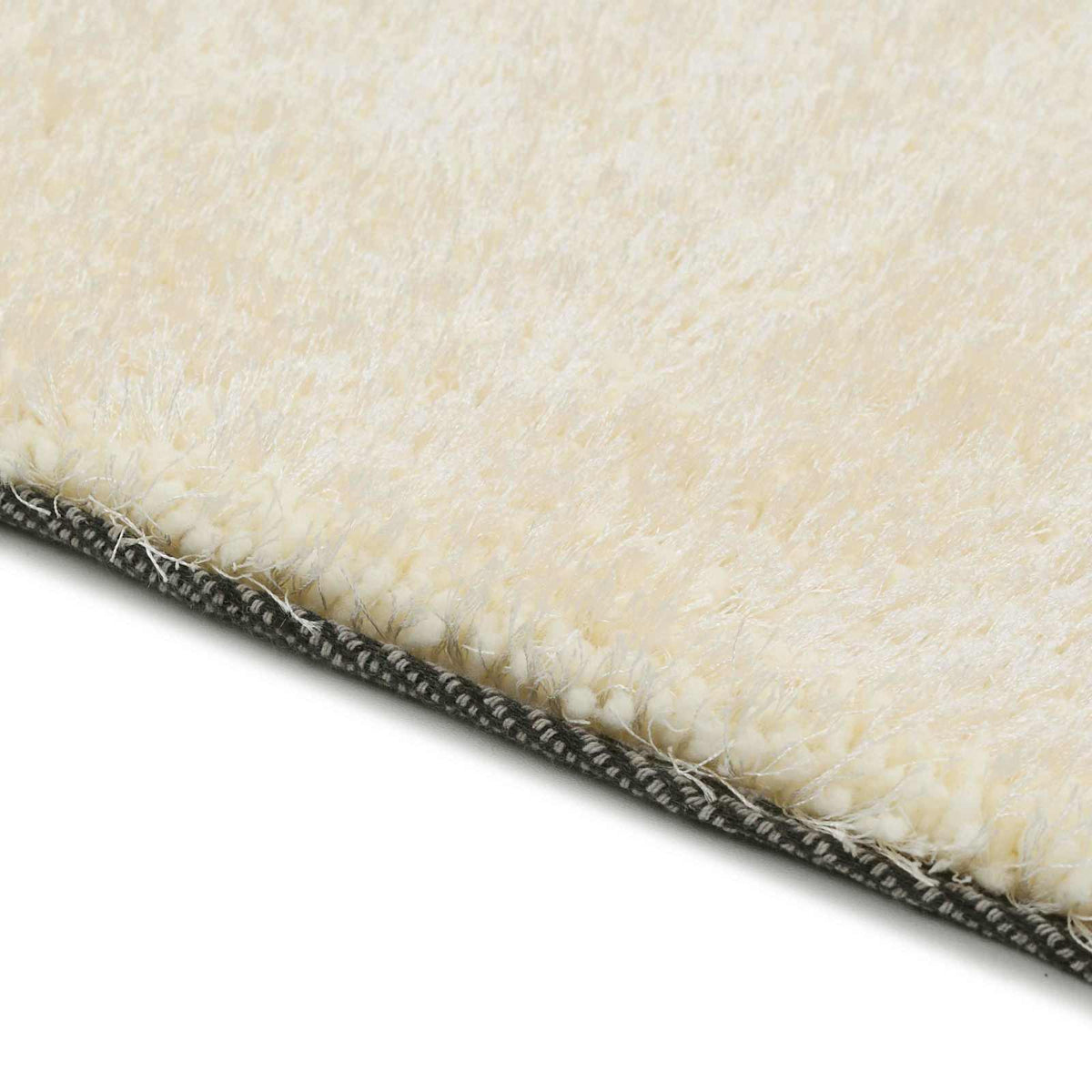 Vidaxl Shaggy-Teppich Creme 120 x 160 cm Polyethylen