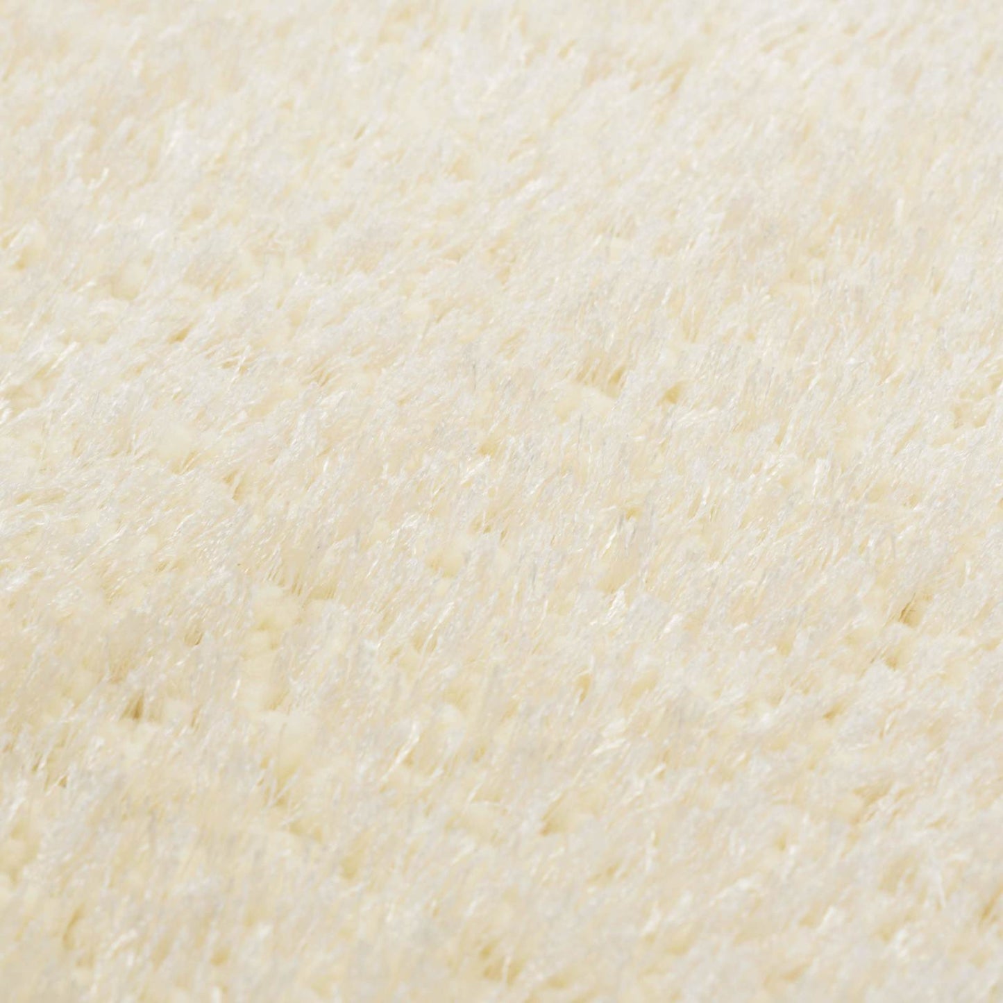 Vidaxl Shaggy-Teppich Creme 120 x 160 cm Polyethylen