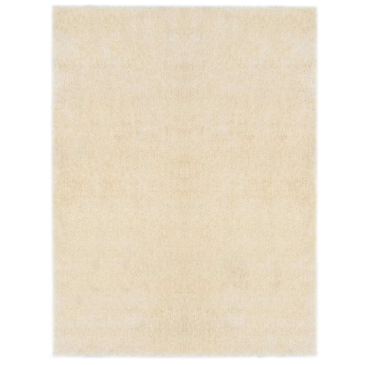 Vidaxl Shaggy-Teppich Creme 120 x 160 cm Polyethylen