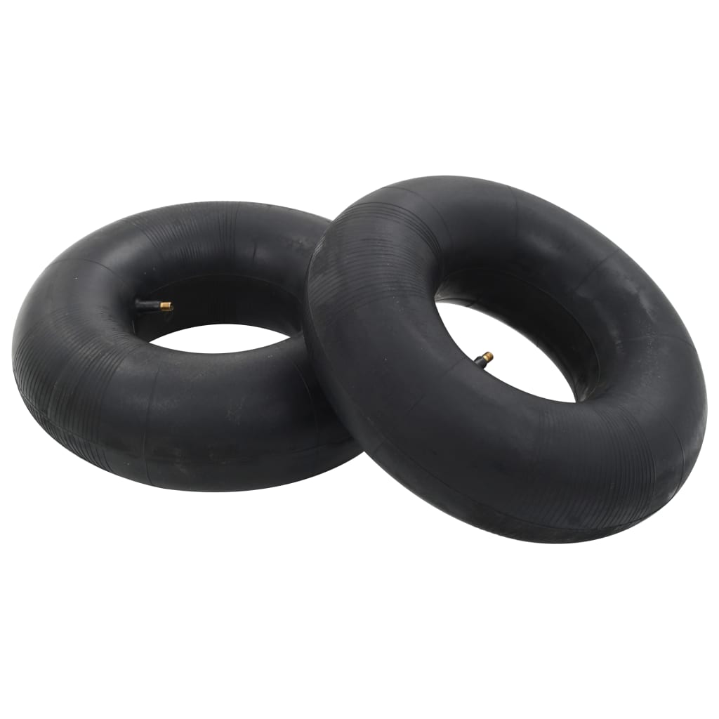 VIDAXL-Schubkarrow-Reifen 2 PCs 15x6.00-6 Gummi